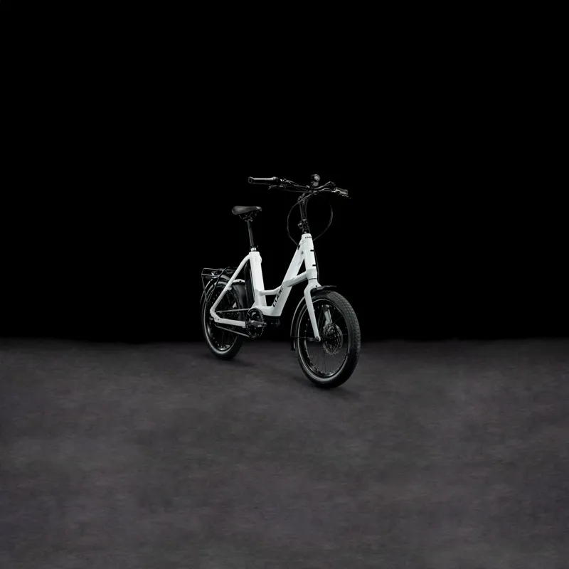 Cube Compact Hybrid 500 Bosch Electric Bike Grey White -1